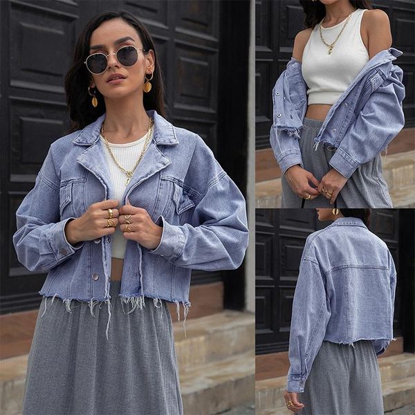 women's jackets european and american fashion denim jacket lapel street trendy jane shirt spring autumn, Black;brown
women's jackets european and american fashion denim jacket lapel street trendy jane shirt spring autumn, Black;brown