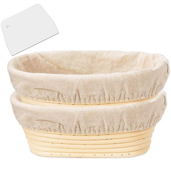 storage baskets 2 packs 10 inch oval shaped bread proofing basket - baking dough bowl gifts for bakers proving sourdough slash
storage baskets 2 packs 10 inch oval shaped bread proofing basket - baking dough bowl gifts for bakers proving sourdough slash