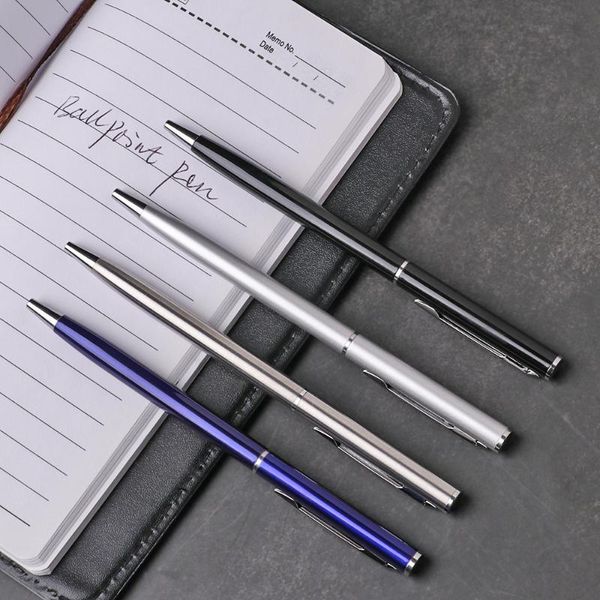 ballpoint pens 1 pc stainless steel metal pen rotating signature luxurious gift ball writing tool office school supplies, Blue;orange
ballpoint pens 1 pc stainless steel metal pen rotating signature luxurious gift ball writing tool office school supplies, Blue;orange
