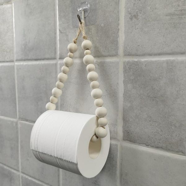 toilet paper holders modern wall-mounted holder wooden beads vintage towel kitchen bathroom decoration cocina
toilet paper holders modern wall-mounted holder wooden beads vintage towel kitchen bathroom decoration cocina