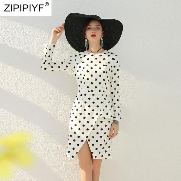 casual dresses 2021 dress women fashion spring dot print long sleeve o-neck irrigular knee-length vestidos y30, Black;gray
casual dresses 2021 dress women fashion spring dot print long sleeve o-neck irrigular knee-length vestidos y30, Black;gray
