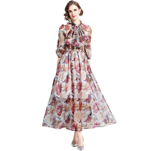 casual dresses vestidos de fiesta 2021 summer fashion designer puff sleeve dress colorful floral-print elegant party vacation midi, Black;gray
casual dresses vestidos de fiesta 2021 summer fashion designer puff sleeve dress colorful floral-print elegant party vacation midi, Black;gray