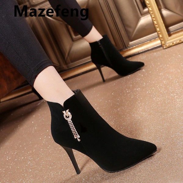 boots goohojio 2021 women ankle flock zipper booties high heels autumn shoes black winter zapatos de mujer pointed toe t9nf
boots goohojio 2021 women ankle flock zipper booties high heels autumn shoes black winter zapatos de mujer pointed toe t9nf
