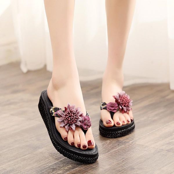 rubber flip flops house slippers platform med on a wedge hawaiian fabric pu tpr w, Black
rubber flip flops house slippers platform med on a wedge hawaiian fabric pu tpr w, Black
