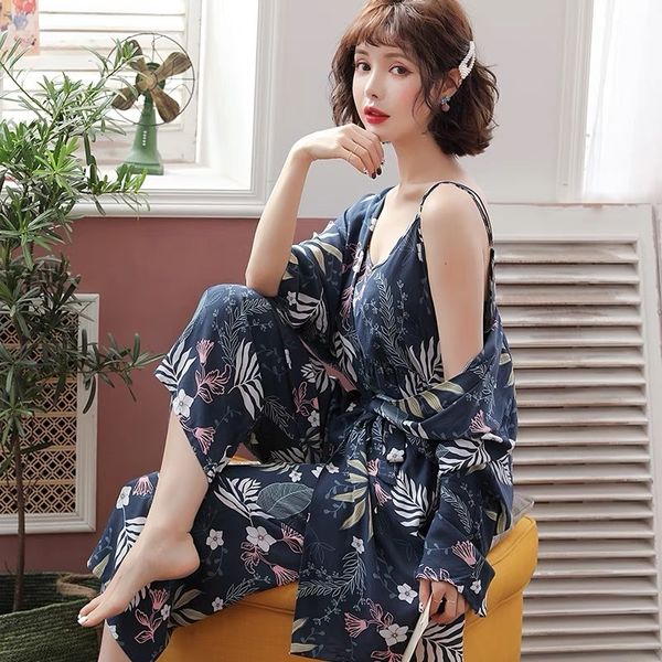 women's sleepwear new spring autumn flower pyjama femme cotton warm pijamas mujer clothes long sleeve soft 3 piece set pajamas for, Black;red
women's sleepwear new spring autumn flower pyjama femme cotton warm pijamas mujer clothes long sleeve soft 3 piece set pajamas for, Black;red
