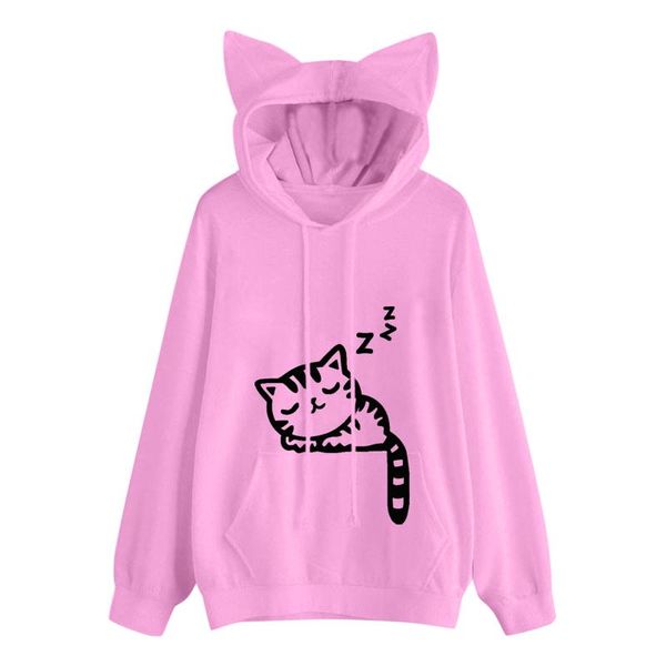 women cat print long sleeve hoodie cute casual hoodies with ear harajuku autumn winter pocket fashion coat hoodies#4 women's & sweatshi, Black
women cat print long sleeve hoodie cute casual hoodies with ear harajuku autumn winter pocket fashion coat hoodies#4 women's & sweatshi, Black