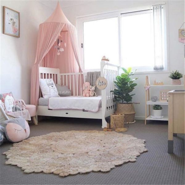 baby lace crib tent hung round dome bed netting curtain mosquito net kids room decoration
baby lace crib tent hung round dome bed netting curtain mosquito net kids room decoration