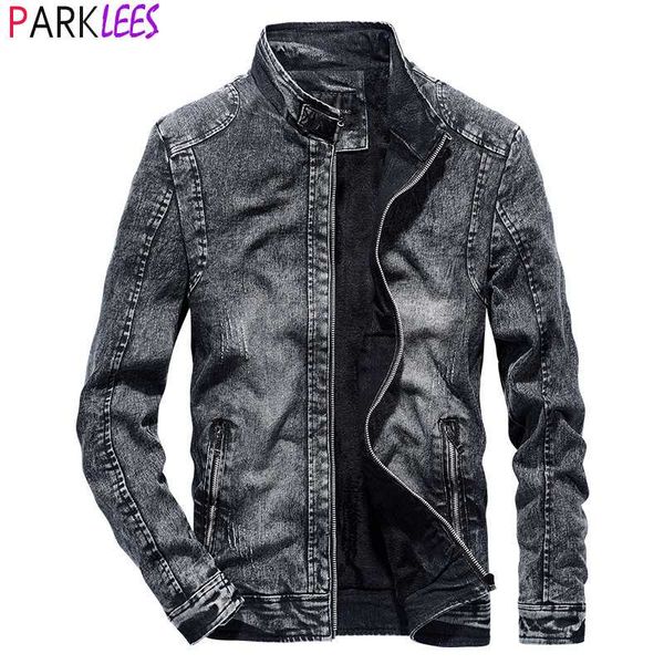men's jackets stand collar denim jacket men 2021 brand washed cotton zipper cowboy mens hip hop casual streetwear jean male 3xl, Black;brown
men's jackets stand collar denim jacket men 2021 brand washed cotton zipper cowboy mens hip hop casual streetwear jean male 3xl, Black;brown