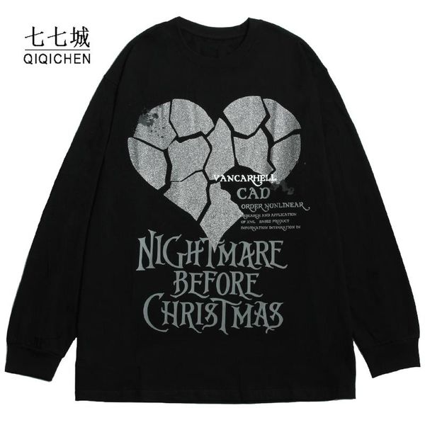 men's t-shirts oversized harajuku tees shirts heart letter graphic long sleeve tshirts hip hop streetwear fashion casual loose sweatshi, White;black
men's t-shirts oversized harajuku tees shirts heart letter graphic long sleeve tshirts hip hop streetwear fashion casual loose sweatshi, White;black