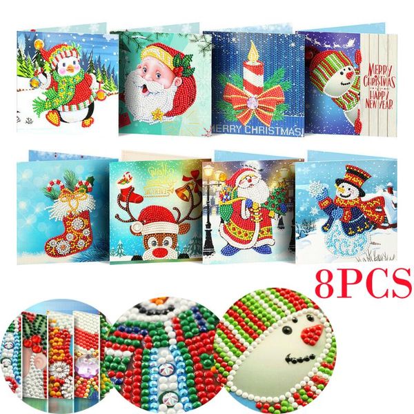 greeting cards 8pcs diy special shaped diamond painting embroidery christmas card gift
greeting cards 8pcs diy special shaped diamond painting embroidery christmas card gift