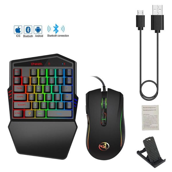 4.2 wireless keyboard mouse bluetooth with led rainbow backlight gaming keyboards for a variety of mobile phone
4.2 wireless keyboard mouse bluetooth with led rainbow backlight gaming keyboards for a variety of mobile phone