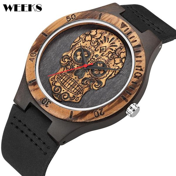 wristwatches brown zebra wood watch men watches leather strap quartz wristwatch pirate skull wooden engraved men's clock reloj de mader, Slivery;brown
wristwatches brown zebra wood watch men watches leather strap quartz wristwatch pirate skull wooden engraved men's clock reloj de mader, Slivery;brown