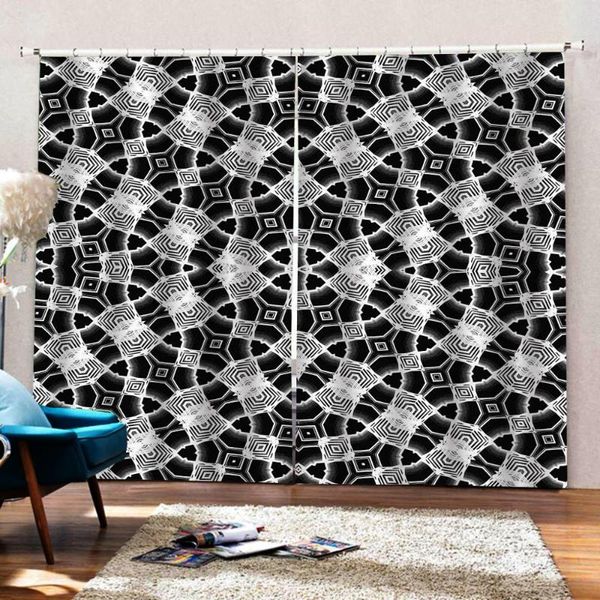curtain & drapes custom any size classic home decor 3d curtains black and white geometric picture deciration
curtain & drapes custom any size classic home decor 3d curtains black and white geometric picture deciration