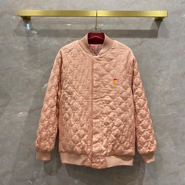 women's jackets pink high-end brand reversible women 2021 stand collar long sleeve argyle jackets+ office lady letter print, Black;brown
women's jackets pink high-end brand reversible women 2021 stand collar long sleeve argyle jackets+ office lady letter print, Black;brown