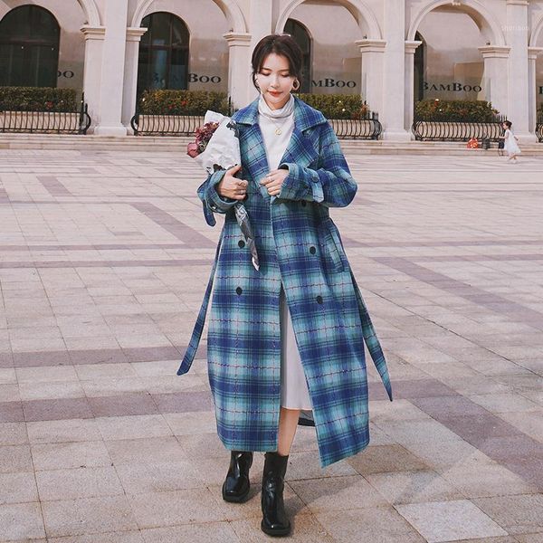 women's wool & blends winter 2021 long women woolen coat casual fashion office clothing thick warm high-quality blend jacket, Black
women's wool & blends winter 2021 long women woolen coat casual fashion office clothing thick warm high-quality blend jacket, Black