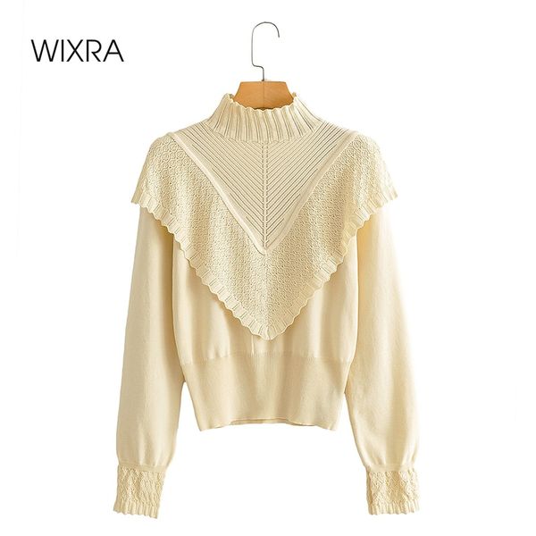 wixra autumn sweaters women vintage hollow out thin jumpers elegant french style half turtleneck ladies knitted, White;black
wixra autumn sweaters women vintage hollow out thin jumpers elegant french style half turtleneck ladies knitted, White;black