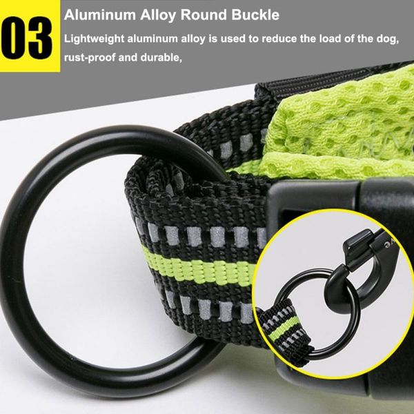 dog collars & leashes collar adjustable mesh padded pet reflective durable fashion suit for small medium large dogs
dog collars & leashes collar adjustable mesh padded pet reflective durable fashion suit for small medium large dogs