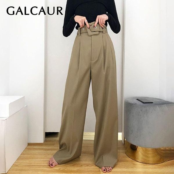 women's jeans galcaur casual solid trousers for women high waist sashes loose large size wide leg pants female 2021 fashion summer, Blue
women's jeans galcaur casual solid trousers for women high waist sashes loose large size wide leg pants female 2021 fashion summer, Blue