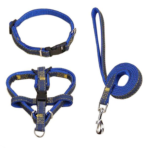 dog collars & leashes soft breathable denim harness and leash set puppy accessories adjustable lead belt traction rope
dog collars & leashes soft breathable denim harness and leash set puppy accessories adjustable lead belt traction rope