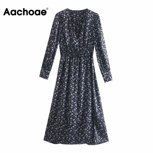 aachoae vintage women v neck floral print long dress female a line boho maxi dresses long sleeve chic dress robe femme 210413, Black;gray
aachoae vintage women v neck floral print long dress female a line boho maxi dresses long sleeve chic dress robe femme 210413, Black;gray