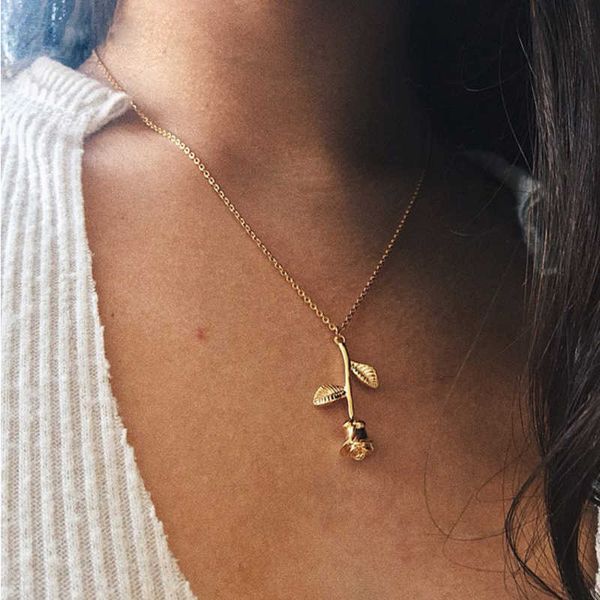 designer necklace aesthetic neck pendants women rose flower cha jewelry valentines day gift to girlfriend accessories wholesale 2021, Silver
designer necklace aesthetic neck pendants women rose flower cha jewelry valentines day gift to girlfriend accessories wholesale 2021, Silver