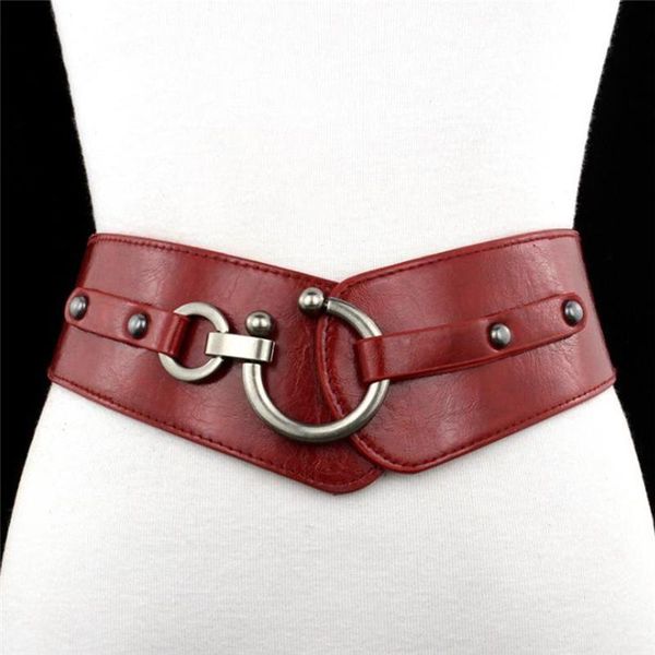 belts fashion elastic wide belt strap vintage women faux leather buckle solid color waistband, Black;brown
belts fashion elastic wide belt strap vintage women faux leather buckle solid color waistband, Black;brown