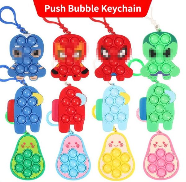 push bubble keychain fidget toy decompression popular game children dimple sensory toys stress reliever gift bag pendant
push bubble keychain fidget toy decompression popular game children dimple sensory toys stress reliever gift bag pendant