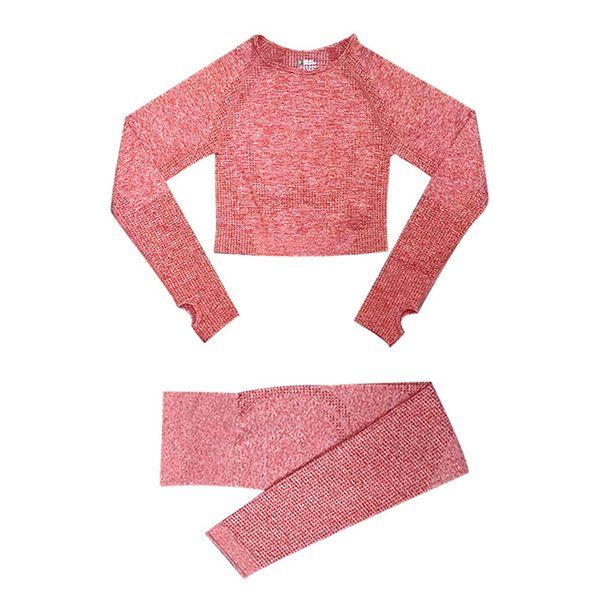2/3/5pcs outfit seamless women yoga set workout sportswear gym clothing fitness long sleeve crop high waist leggings sports suits 12, White;red
2/3/5pcs outfit seamless women yoga set workout sportswear gym clothing fitness long sleeve crop high waist leggings sports suits 12, White;red