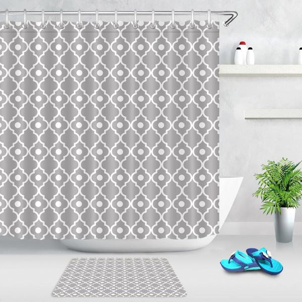 shower curtains moroccan trellis gray geometric patterns waterproof polyester fabric bathroom curtain bath screen decor with mat
shower curtains moroccan trellis gray geometric patterns waterproof polyester fabric bathroom curtain bath screen decor with mat