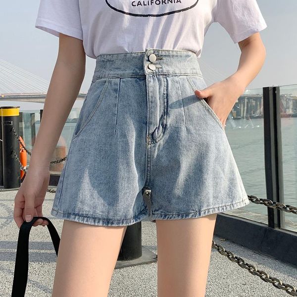 women's shorts ailegogo vintage women wide leg high waist blue denim spring summer casual female loose retro ladies ins jean, White;black
women's shorts ailegogo vintage women wide leg high waist blue denim spring summer casual female loose retro ladies ins jean, White;black