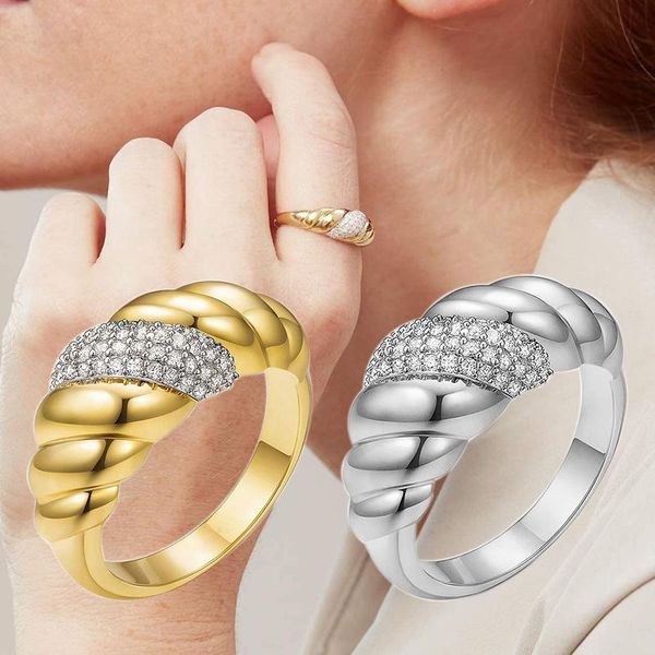 wedding rings 2021 trendy twisted pattern metal rhinestones zircon for women jewelry accesories fashion band gift, Slivery;golden
wedding rings 2021 trendy twisted pattern metal rhinestones zircon for women jewelry accesories fashion band gift, Slivery;golden
