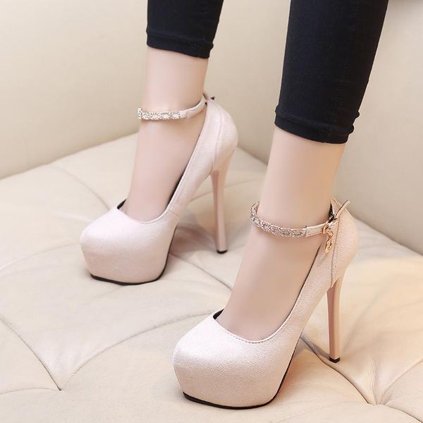 dress shoes 2021 nightclub waterproof platform high heel women's shallow mouth suede round toe strap single, Black
dress shoes 2021 nightclub waterproof platform high heel women's shallow mouth suede round toe strap single, Black