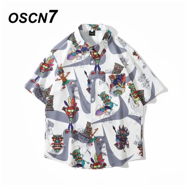 casual printed short sleeve shirt men street 2021 hawaii beach oversize women fashion harujuku shirts for 5012 men's, White;black
casual printed short sleeve shirt men street 2021 hawaii beach oversize women fashion harujuku shirts for 5012 men's, White;black