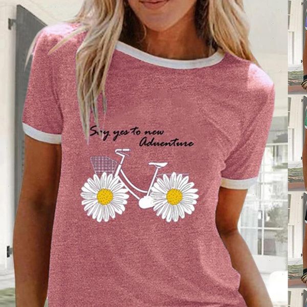 women womens t shirt harajuku small daisy graphic print short sleeve feminina ladies tee shirts summer camisas mujer femme, White
women womens t shirt harajuku small daisy graphic print short sleeve feminina ladies tee shirts summer camisas mujer femme, White