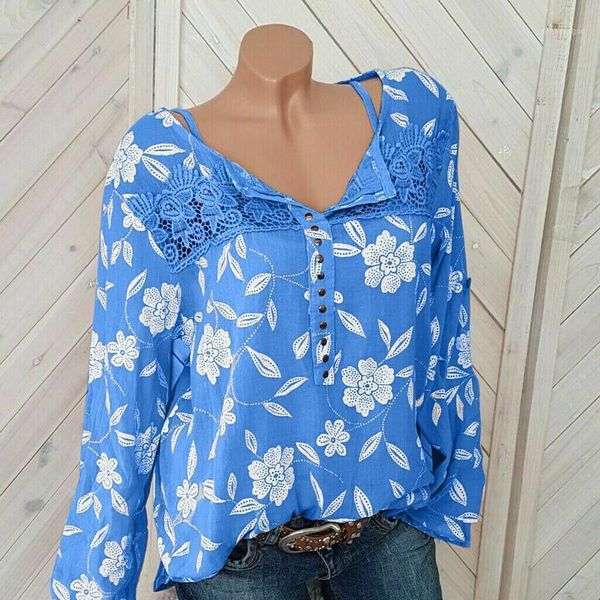 women's blouses & shirts shirt floral print casual long sleeve button v neck blouse elegant jacquard chic korean style, White
women's blouses & shirts shirt floral print casual long sleeve button v neck blouse elegant jacquard chic korean style, White