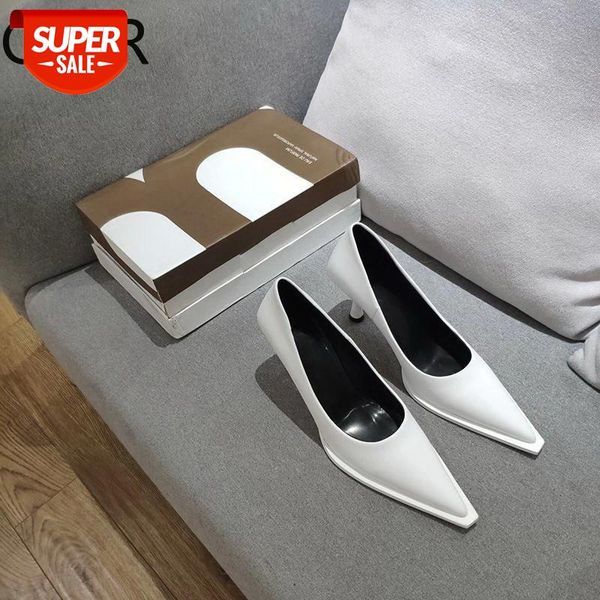 2020 new women's shoes leather woman high heels pointed toe women pumps for fashion office lady slip on sock white black #s68z
2020 new women's shoes leather woman high heels pointed toe women pumps for fashion office lady slip on sock white black #s68z