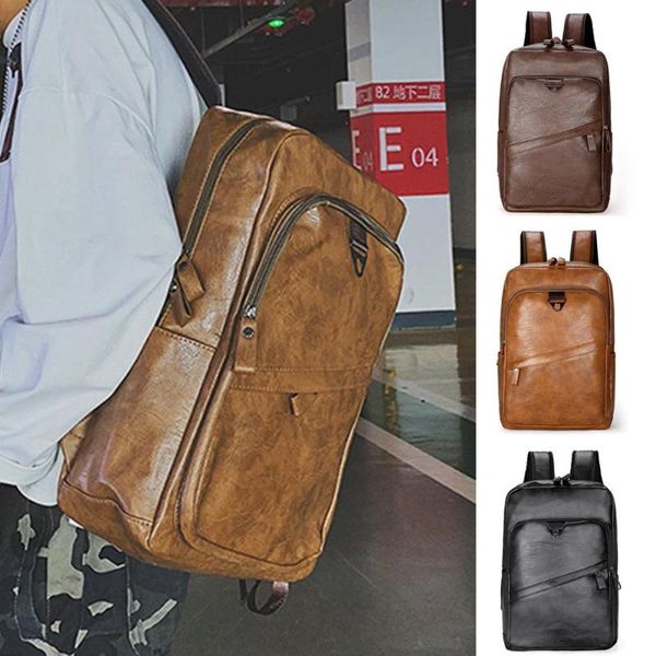 backpack men's student bag pu leather large capacity lapleisure travel mochila school bags dropship t725
backpack men's student bag pu leather large capacity lapleisure travel mochila school bags dropship t725