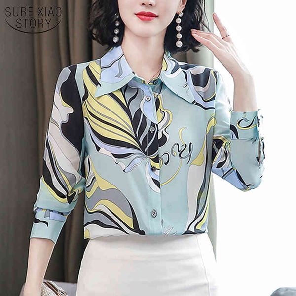 silk shirts printed blue wild female single-breasted floral long sleeve women's blouse plus 3xl 10721 210508, White
silk shirts printed blue wild female single-breasted floral long sleeve women's blouse plus 3xl 10721 210508, White
