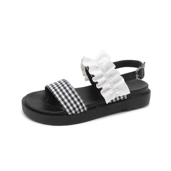 2021summer sandals women's thick-soled muffins a hundred outside wearing students simple open-toed roman shoes vs-16, Black
2021summer sandals women's thick-soled muffins a hundred outside wearing students simple open-toed roman shoes vs-16, Black