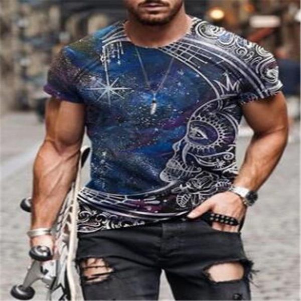 fashion latest men's short sleeve european and american mainstream 3d abstract painting digital printing street casual tren t-shirts, White;black
fashion latest men's short sleeve european and american mainstream 3d abstract painting digital printing street casual tren t-shirts, White;black