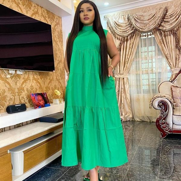 ethnic clothing ruffles african dresses for women sleeveless solid loose a line dress 2021 elegant traditional party robe, Red
ethnic clothing ruffles african dresses for women sleeveless solid loose a line dress 2021 elegant traditional party robe, Red