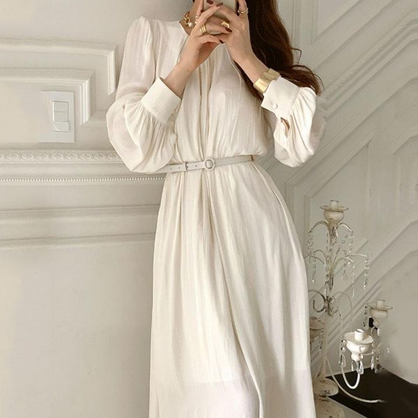 casual dresses herstory long sleeve spring autumn solid party elegant vintage dress 2021 a-line slim for women o-neck, Black;gray
casual dresses herstory long sleeve spring autumn solid party elegant vintage dress 2021 a-line slim for women o-neck, Black;gray
