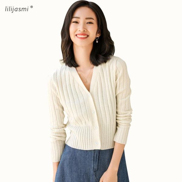 women's sweaters special offer 2021 spring womens ribbed 100% wool pure cardigan slim female knitted cropped sweater cardigans solid v-, White;black
women's sweaters special offer 2021 spring womens ribbed 100% wool pure cardigan slim female knitted cropped sweater cardigans solid v-, White;black