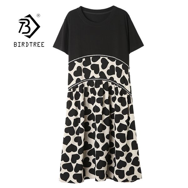 fake two pieces plus size a-line patchwork women summer short sleeve heart printing loose medium long shirt dress d12701x 210416, Black;gray
fake two pieces plus size a-line patchwork women summer short sleeve heart printing loose medium long shirt dress d12701x 210416, Black;gray