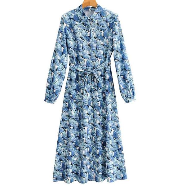women summer vintage dress long sleeve sashes bow tie print shirts es female elegant street mid-calf vestidos 210513, Black;gray
women summer vintage dress long sleeve sashes bow tie print shirts es female elegant street mid-calf vestidos 210513, Black;gray