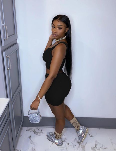 high street fashion solid women short color skinny casual outfits waist biker shorts summer gym clothing jogging leggings, White;black
high street fashion solid women short color skinny casual outfits waist biker shorts summer gym clothing jogging leggings, White;black
