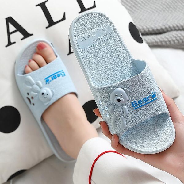 slippers quick-drying non-slip slides women men summer soft sandals flip flops bear cartoon beach bathroom indoor couples shoes, Black
slippers quick-drying non-slip slides women men summer soft sandals flip flops bear cartoon beach bathroom indoor couples shoes, Black