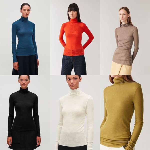 women's sweaters women thin knit turtleneck long sleeve slim simple wool early autumn female knitwear bottoming pullovers, White;black
women's sweaters women thin knit turtleneck long sleeve slim simple wool early autumn female knitwear bottoming pullovers, White;black