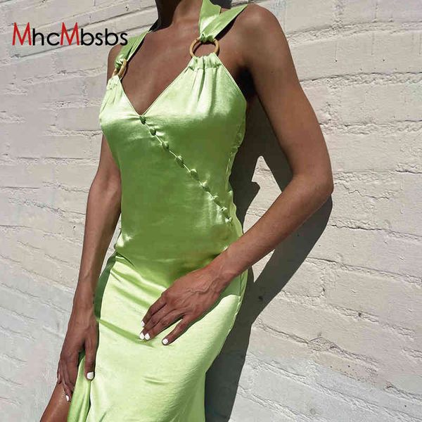casual dresses women elegant high slit green midi dress v neck bandage sleeveless button up 2021 summer evening party outfits, Black;gray
casual dresses women elegant high slit green midi dress v neck bandage sleeveless button up 2021 summer evening party outfits, Black;gray