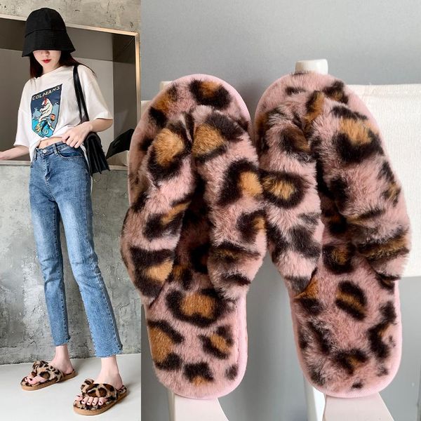 slippers ladies leopard print herringbone non-slip velvet warm shoes fashion plush outdoor indoor flat-bottom cotton drag, Black
slippers ladies leopard print herringbone non-slip velvet warm shoes fashion plush outdoor indoor flat-bottom cotton drag, Black